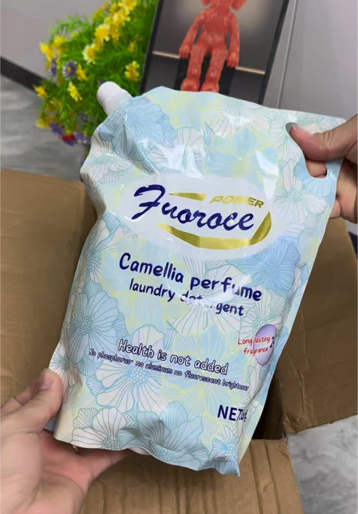 1 thùng 4 túi 8 lít Nước giặt xả Fuoroce #emkieutaphoa #nuocgiatxa #nuocgiat #nuocgiatfuoroce #fuoroce