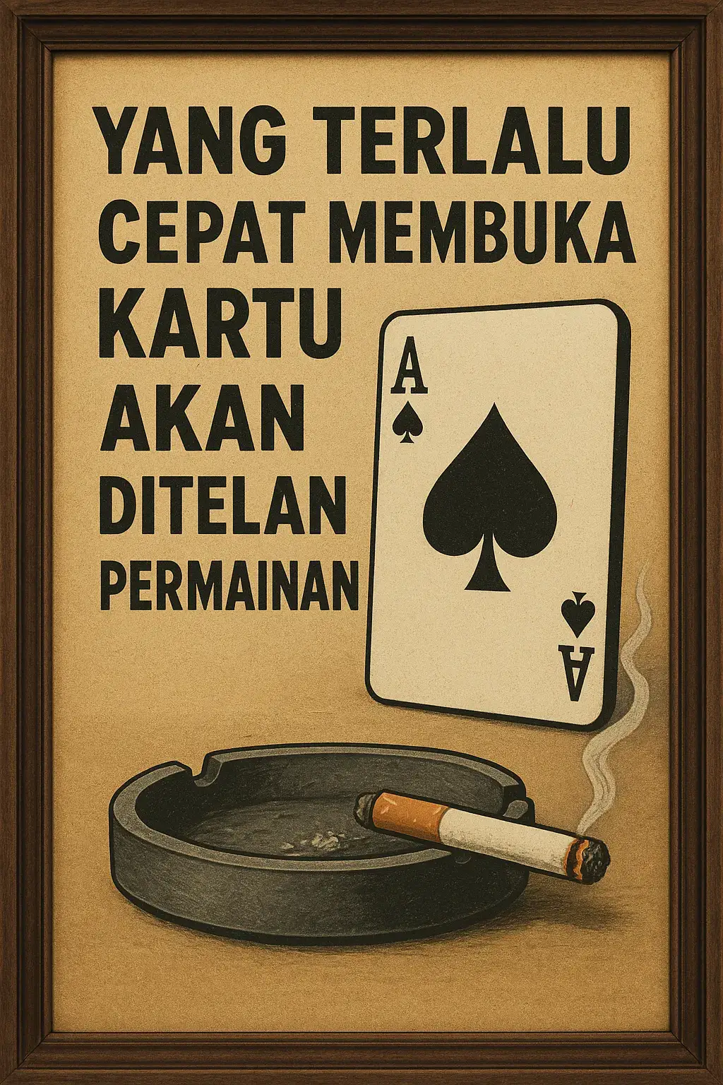 tapi ini bukan tentang main kartu