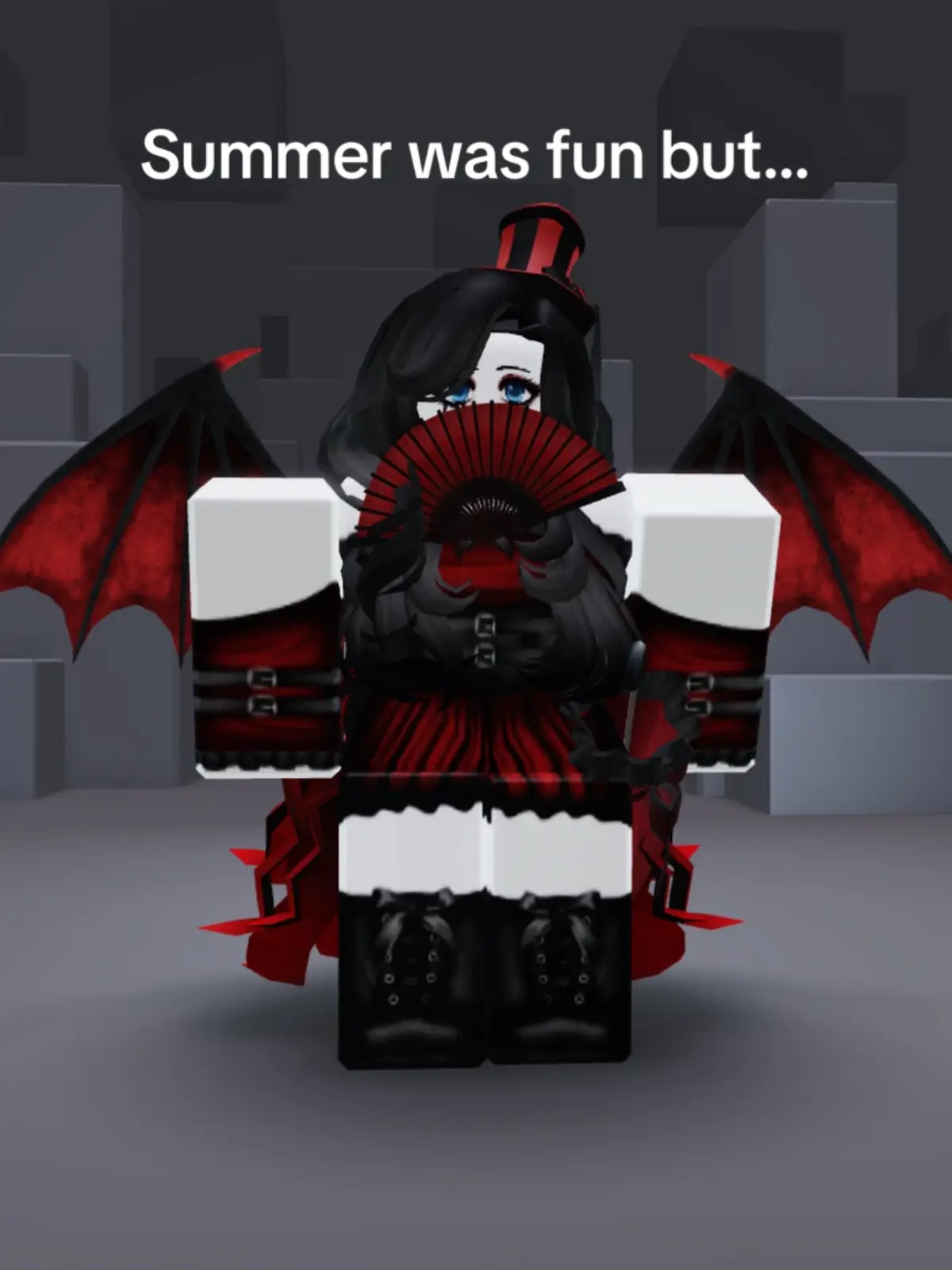 I love spiders so much so she would be perfect for my collection😭😭😍🖤#vampirelady #mommy_crimson #combatwarriors #spiders 