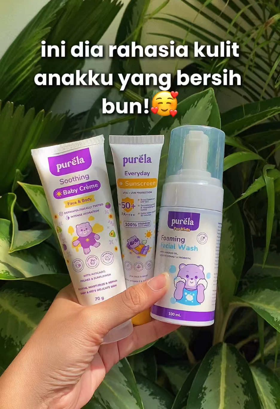 Ini dia rahasia kulit anakku yang bersih & glowing, Bun! 😍 Cuma dengan Face Kit dari Purela 🥰 Yuk klik keranjang kuning! 🙌🏻 #skincareanak #skincareanakaktif #purela #purelaskincareanak #facekit 