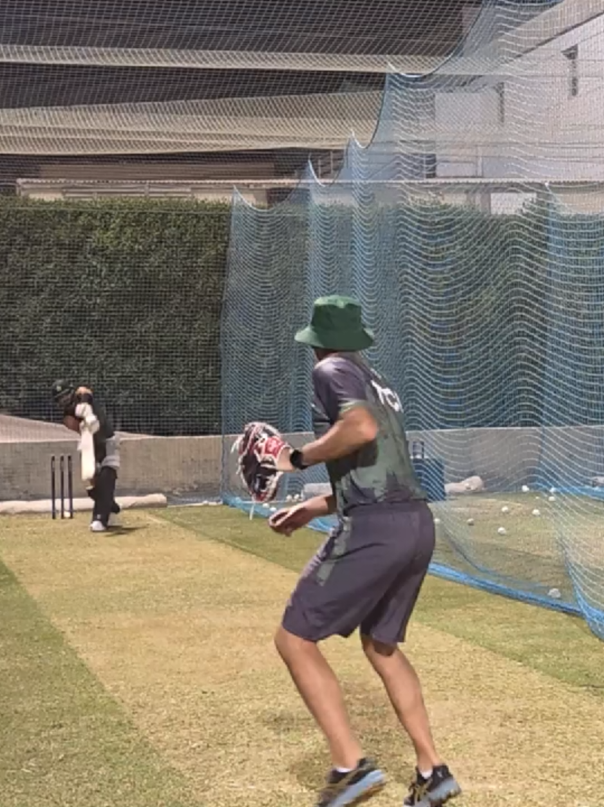🎯 Preparations underway as the Pakistan T20I squad holds their first training session in Dubai for the upcoming tri-nation series 🏏 #BackTheBoysInGreen 
