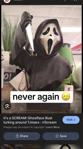 Smh @Walmart lol I should’ve known better 🥲 #ghostfacebust #marshallsfinds #tjmaxx #halloween365 #ghostface 