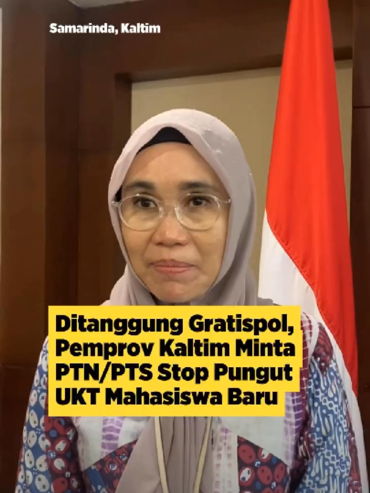 Pemerintah Provinsi Kalimantan Timur melakukan pertemuan dengan perwakilan PTN/PTS untuk membahas terkait program pendidikan gratis (Gratispol). Kepala Biro Kesra Setda Provinsi Kalimantan Timur, Dasmiah meminta kepada seluruh perguruan tinggi, tidak diperkenankan memungut Uang Kuliah Tunggal (UKT) dari mahasiswa baru. 