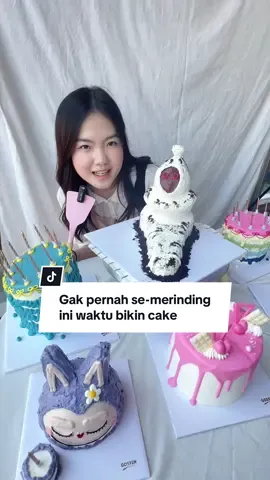 Baru pertama kali dapet orderan se-serem ini 🫣#cakepocong #horror #customcakesurabaya #kuesby
