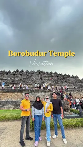 Borobudur Temple🥰 #jogjaistimewa #vacation #myfamily❤️ 
