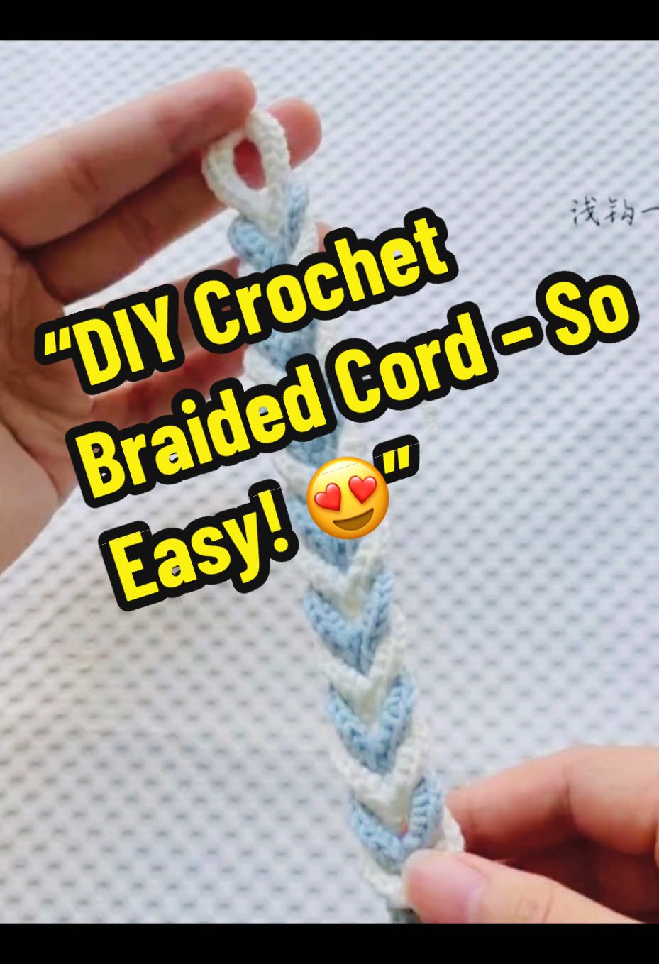 “Learn how to crochet this versatile braided cord 🧶✨ Make it into a bag strap, headband, phone strap, or cup handle! Step-by-step tutorial for beginners & pros. #CrochetBraidedCord #DIYCrochet #CrochetTutorial #HandmadeCrafts #CrochetTime #BagStrapDIY #AmigurumiAccessory” #creatorsearchinsights 