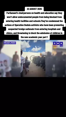 #tiktoknews #operationdudula #illegalforeigners #departmentofhealth #healthcare 