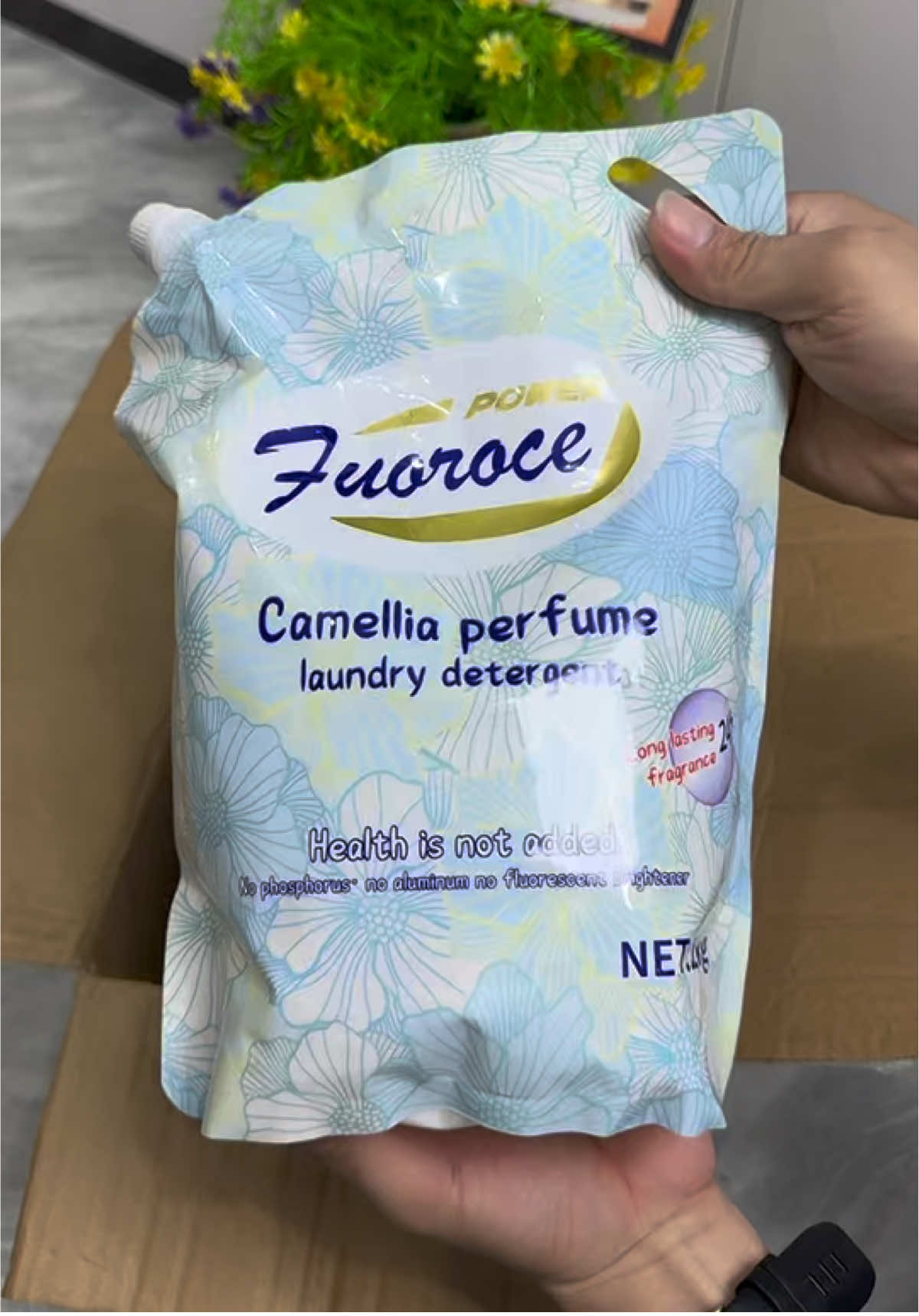 1 thùng 4 túi 8 lít Nước giặt xả Fuoroce #emkieutaphoa #nuocgiatxa #nuocgiat #nuocgiatfuoroce #fuoroce