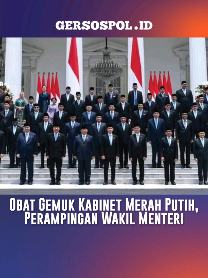 Setelah 10 bulan berjalannya Kabinet Merah Putih di bawah kepemimpinan Prabowo Gibran, desas desus isu reshuffle Kabinet mulai menguak. Dalam episode Gersospol. ID kali ini, Ikhwanul Maarif beserta Seto Prastya hadir untuk membedah urgensi perampingan Wakil Menteri sebagai langkah strategis untuk mendorong efektivitas kinerja pemerintah. 🎧 Kupas tuntas segala isu politik hanya di Podcast Gersospol. ID! #EfisiensiPemerintahan  #KabinetMerahPutih  #ReshuffleKabinet  #PrabowoSubianto 