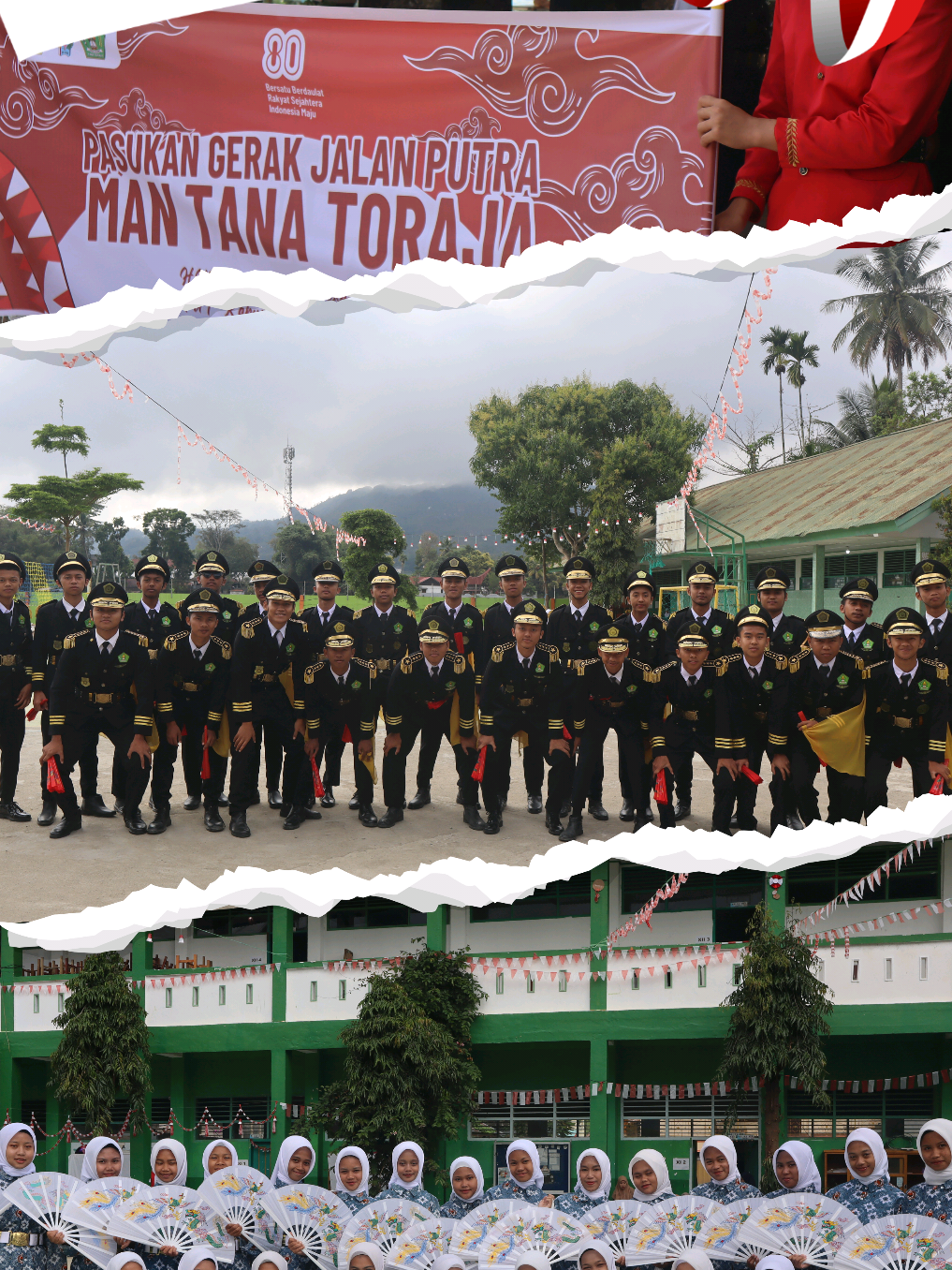 Penampilan Pasukan Gerak Jalan 