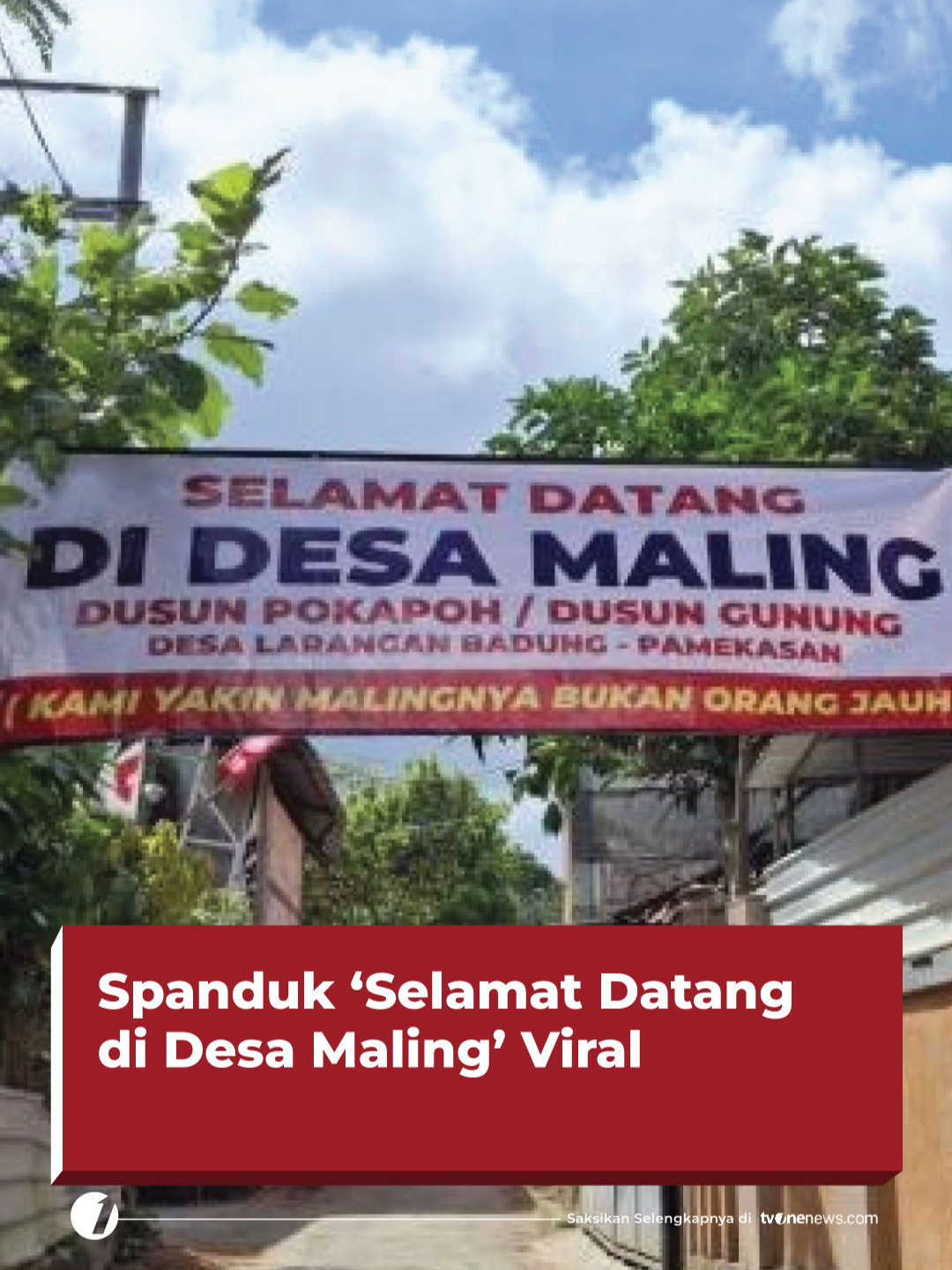 Akibat maraknya pencurian di sebuah desa di Pamekasan, Madura membuat warga geram. Cara protes warga yang unik dengan memasang baliho 'Selamat datang di Desa Maling' viral di media sosial dan menuai pro-kontra.  Simak berita lainnya di tvonenews.com #HardNews_Viral #FlashOne #CariBeritaditvOne #Viral #Satire #FO04