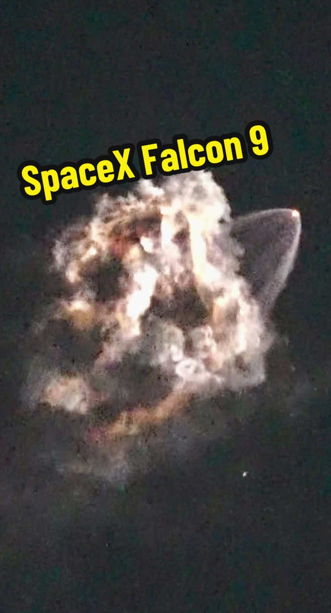SpaceX Falcon 9 OTV8-Explosive Smoke Unlike Anything We've Ever Seen Filmed From Miami, 200 Miles South of Launch Pad