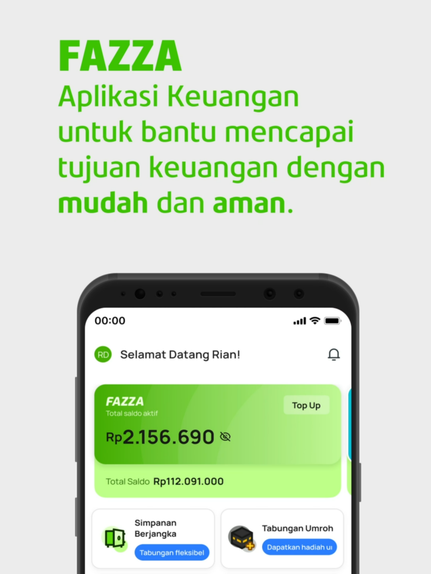 Kenalan Sama #FAZZA, Aplikasi Tabungan Digital & Investasi Imbal Hasil Tinggi -- FAZZA bermitra dengan Kas Pintar yang terdaftar dan diawasi oleh Kementerian Koperasi untuk menyediakan layanan Simpanan Berjangka. #PahlawanKeuangan #BeAHero #FinancialFreedom