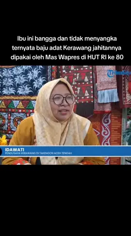 Ternyata penjahitnya dari orang Aceh langsung🤗 #wapresindonesia  #wapresgibran #gibranrakabuming 