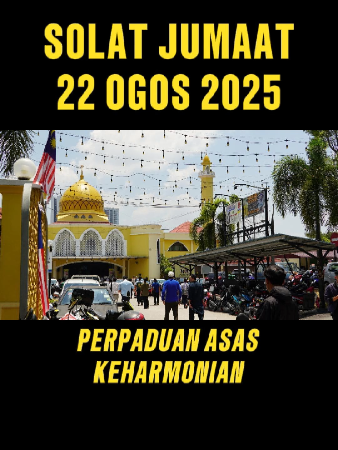 Sekitar Solat Jumaat | 22 Ogos 2025 Jemput infak walaupun sedikit untuk masjid kita di penghulu hari ini. Kepada yang bermusafir khususnya rider2 RXZ Members, berhati-hati di jalanraya. Doa banyak2. Doa orang musafir insyaallah makbul. Link di bio