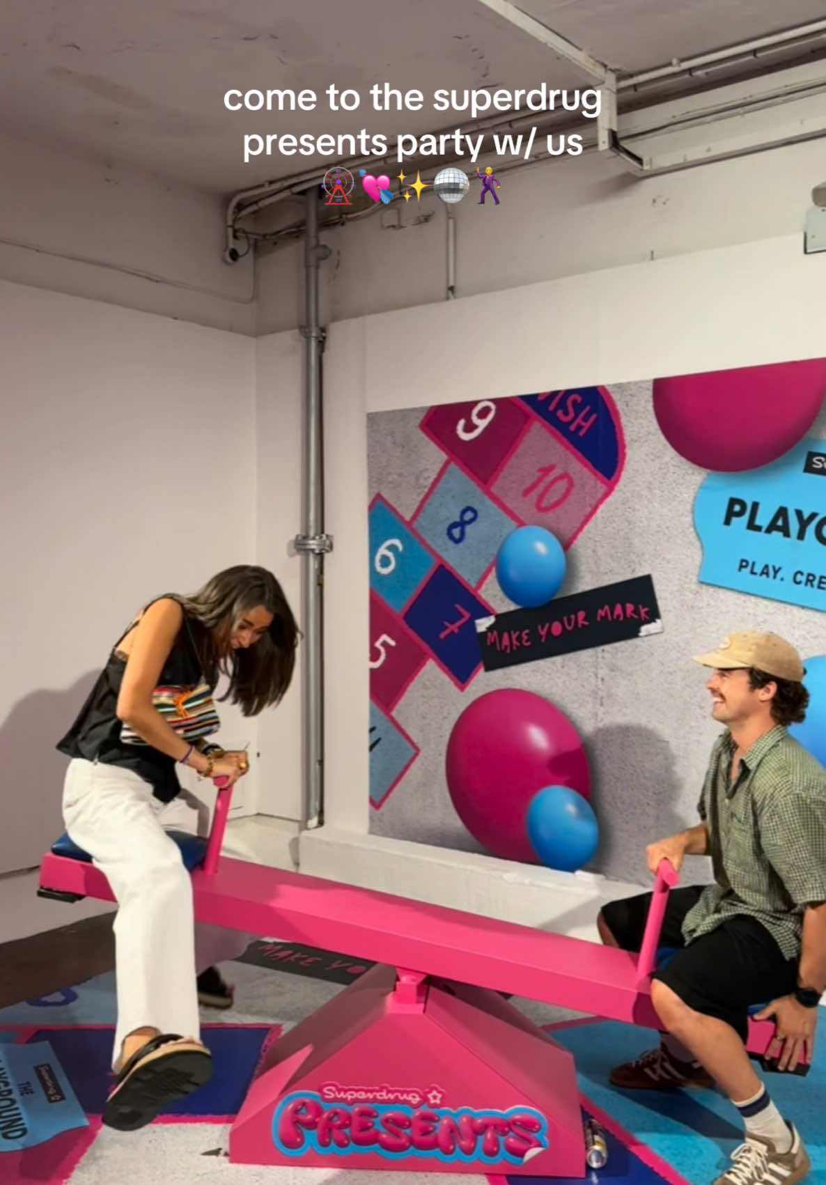 Come with us to the @Superdrug influencer partyyyy 😝🕺🪩 open to the public 22-25th August in London 🇬🇧 @Mitch Taylor #superdrug #superdrugpresents #popup #londonpopup #thingstodoinlondon #londonevents #thisweekend #trending #fyp @Hero Cosmetics UK @Sabrina Carpenter @Revlon Cosmetics @Myleebeauty @mitchum @trumanbrewery 