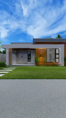 🌿 Minimal space, maximum comfort - cozy 2-bedroom house! #architecture #architect #design #3danimation #luxuryhomes #interiordesign #interiordesigner #smallhouse #housedesign #realestate #exteriordesign 