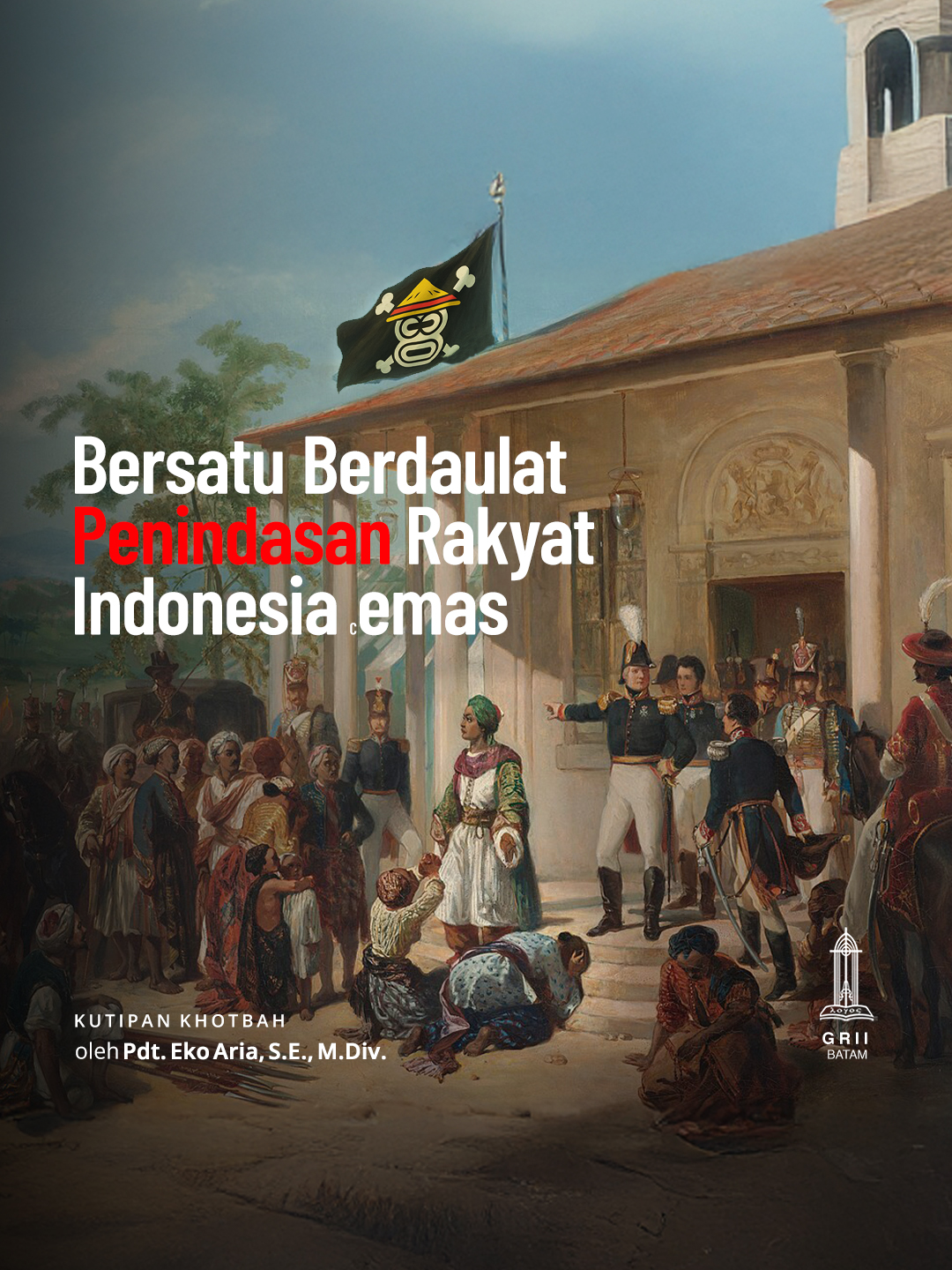 MERAH PUTIH: ONE FOR ALL ATAU ALL FOR ONE? Kerajaan Israel/Yehuda pernah diidentikkan dengan Kerajaan Allah, dengan Bait Suci yang berdiri di Yerusalem. Namun, dosa dan pertumpahan darah membuat pembuangan menjadi suatu keniscayaan. •••  Rekapan Pembawaan Firman Tuhan GRII Batam   