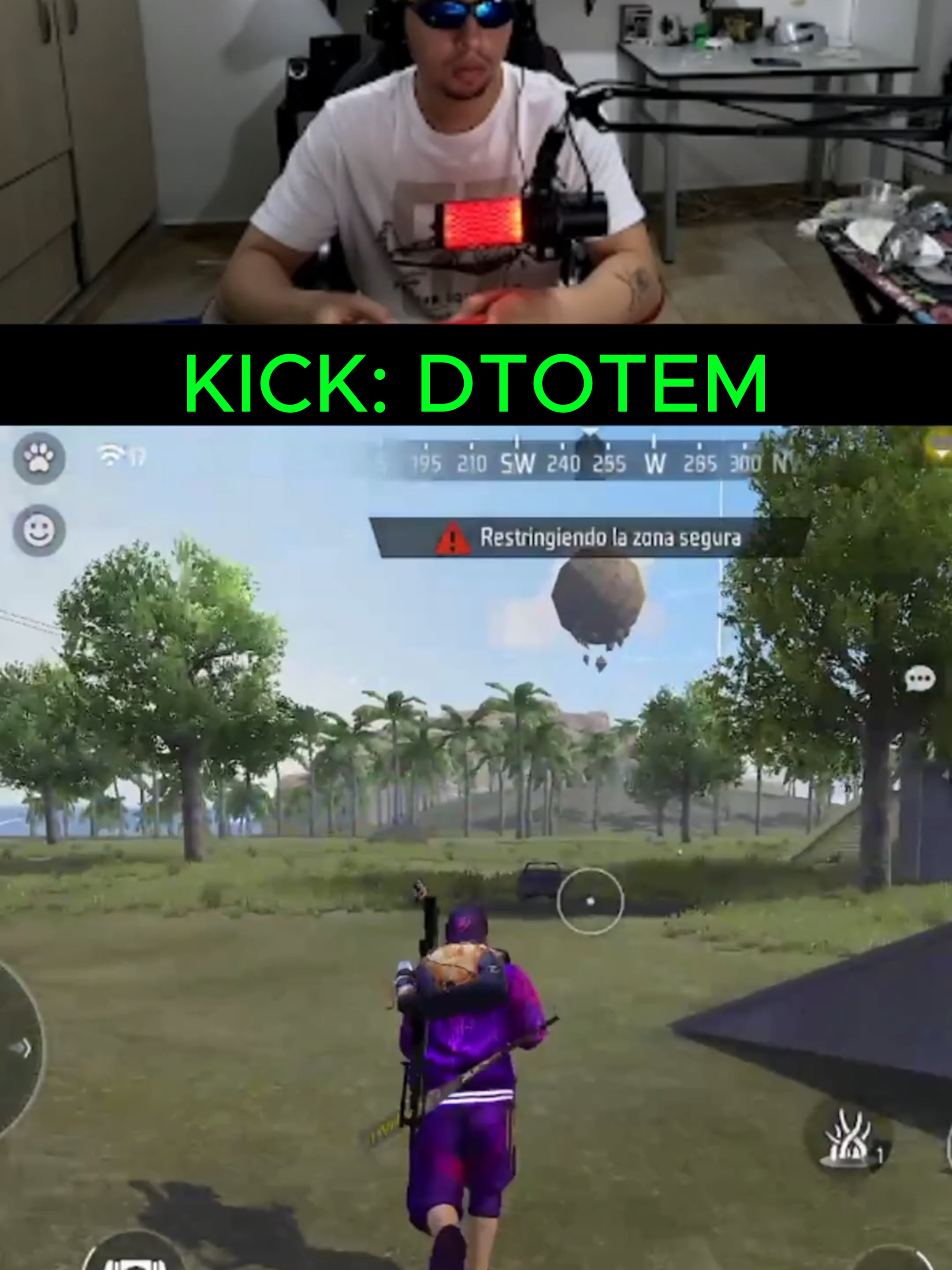 🚀 Primera vez jugando Free Fire… y pasó ESTO 😱🔥#free_fire #colombia #streamerclip #dtotem