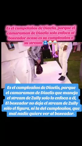 Que mal que en el cumpleaños de Zully, solo quieran enfocar al boxeador de mujeres diaelis, si es el stream de Zully ella debe figurar no ese tipo al que nadie quiere ver 🤡🥶#perú #limaperu #zully🐱 #lima #perú🇵🇪 @Zully 