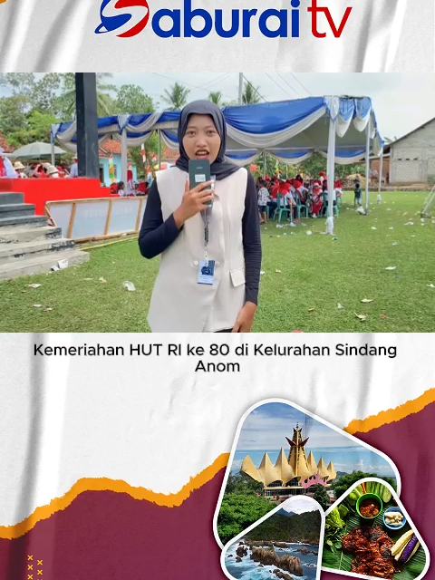 KEMERIAHAN HUT RI KE 80 DI KELURAHAN SINDANG ANOM - SaburaiNEWS Yuk Nonton Keseluruhan Video dan Terus Berlangganan di Channel Youtube Saburai TV. #TVBeritaAsliLampung  #SaburaiTV #SaburaiNews #TVLampung #BeritaLampung #Beritaviral #Lampung #BandarLampung #ViralIndonesia #Update #MediaKreatif #Infoterkini