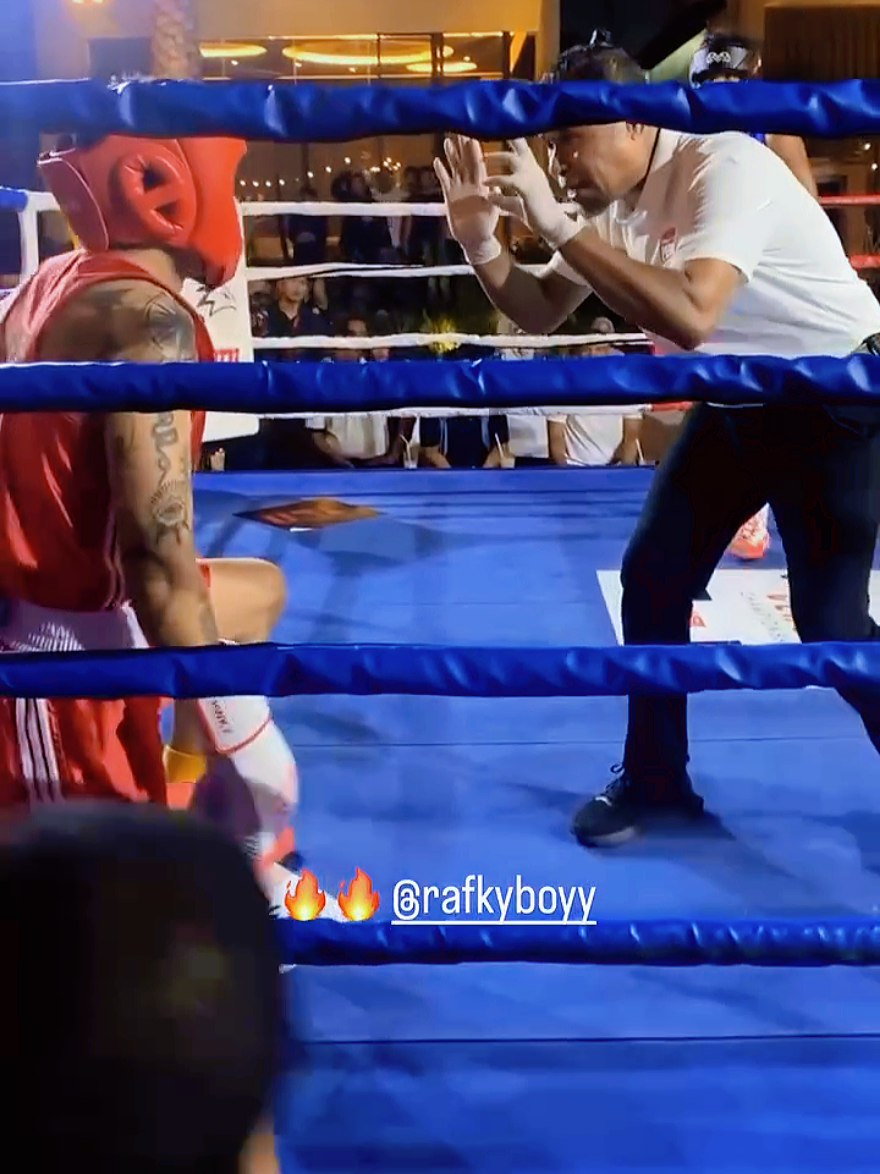 Rafky Boy beat Gaga Muhammad by KO in Round Two at UBL III Banten Series at Dreamville Beach Club Pik 2 