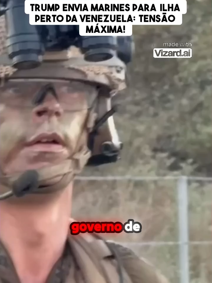 Trump envia Marines para Ilha perto da Venezuela_ tensão máxima! #trump envia marines #tensão maxima #invasão ilha perto venezuela