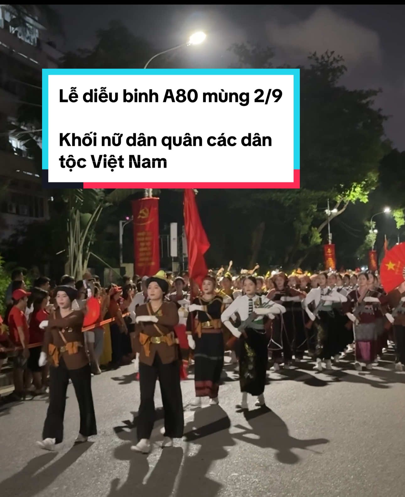 🌺 “Khối nữ dân quân các dân tộc Việt Nam – đoàn kết, kiên trung, là hiện thân của sức mạnh đại đoàn kết dân tộc, góp phần bảo vệ độc lập, chủ quyền và bình yên của Tổ quốc.” 🇻🇳 #khoinudanquancacdantocvietnam #vietnam #mùng2tháng9 #diễubinh #quockhanh 