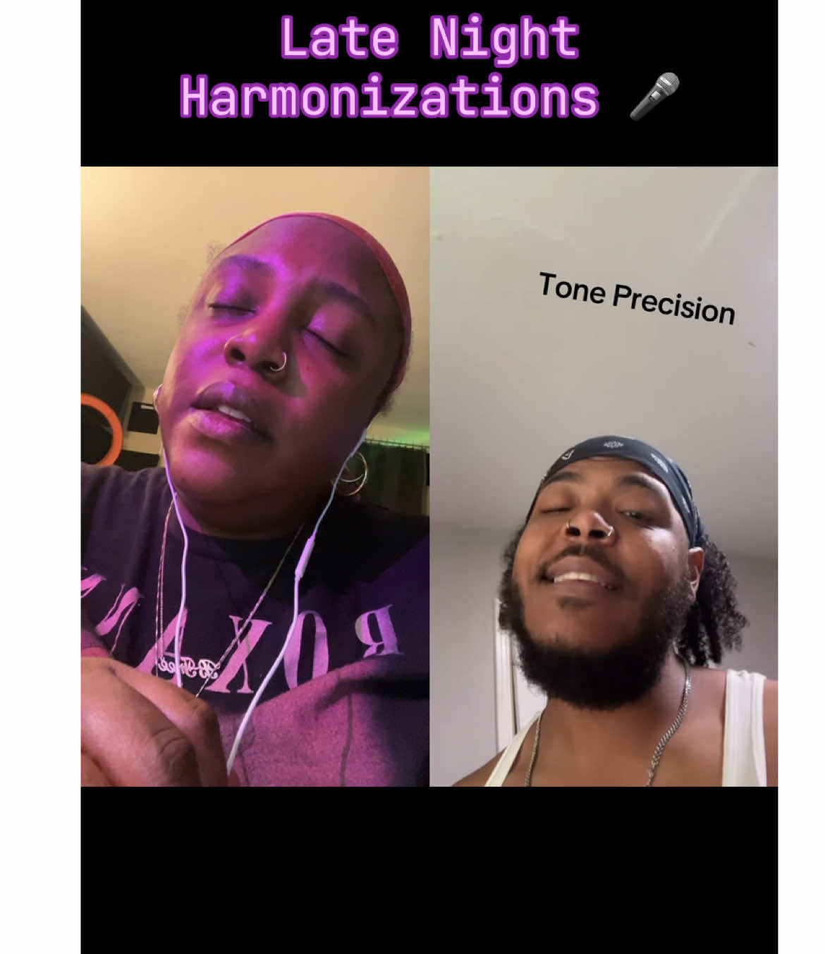 #duet with @Teon Woods #singer Had to catch this vibe last night 😌💜🎵✨