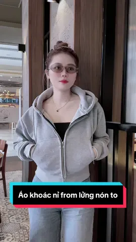 Áo khoác nỉ from lửng nón to , áo khoác freesize dưới 60kg #xuhuongtiktok #aokhoacni #aokhoaccroptop #aokhoacfromlung #áokhoacfromrong 