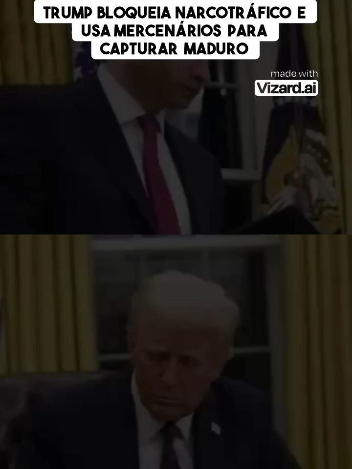 #Trump bloqueia narcotráfico e usa mercenários para capturar Maduro