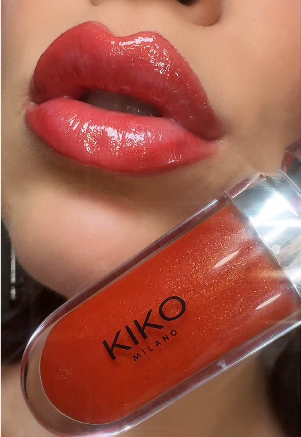 Kiko 34 is THAT girl ❤️‍🔥❤️‍🔥 #viralmakeup #makeuplover #lipcombo #kikomilano  @KIKO Milano kiko lip gloss 34