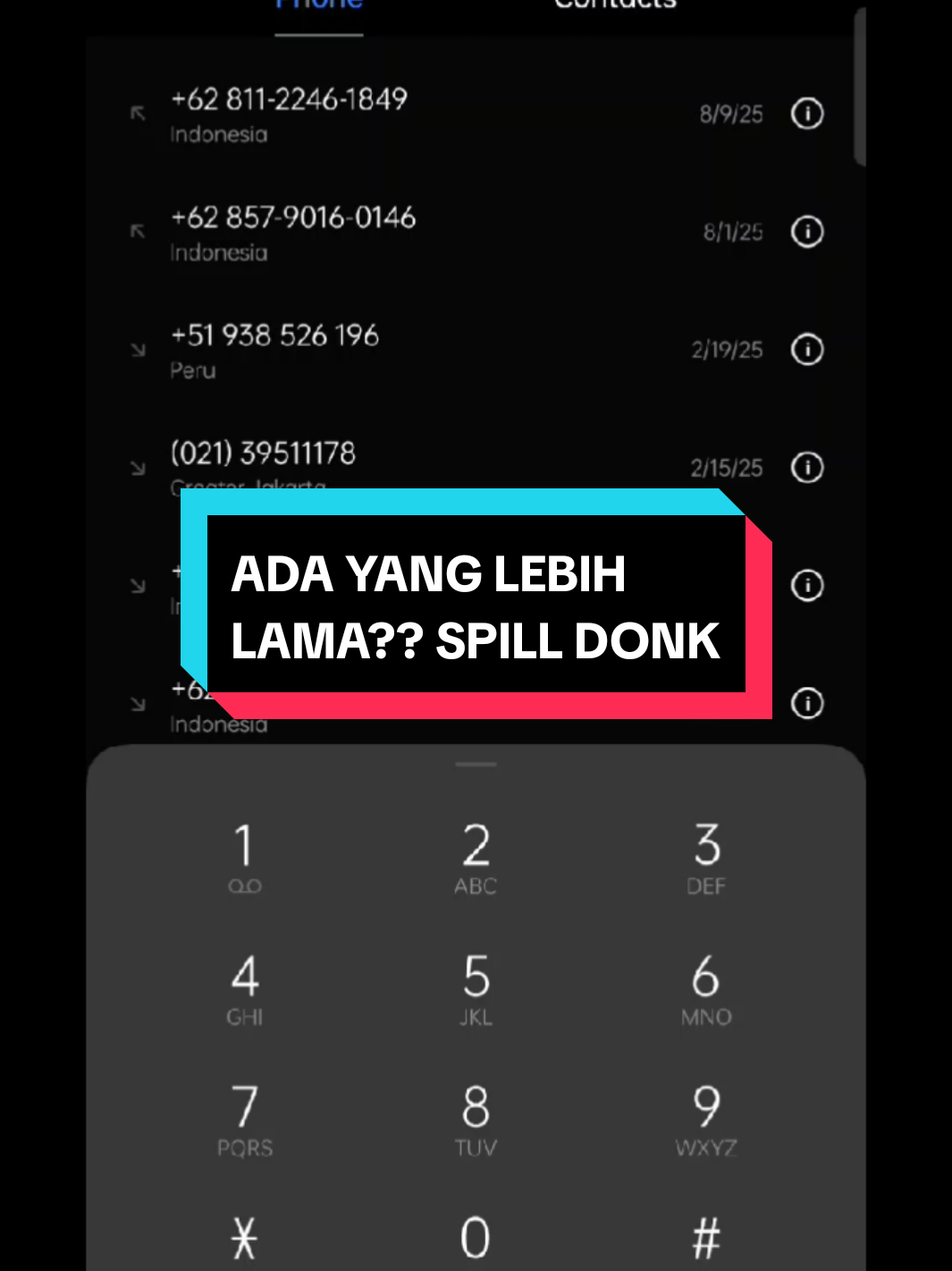 Kemarin lihat ada yang udah usia 5000 hari... #usiakartu #usiasimcard #telkomsel #umurkartu #umursimcard 