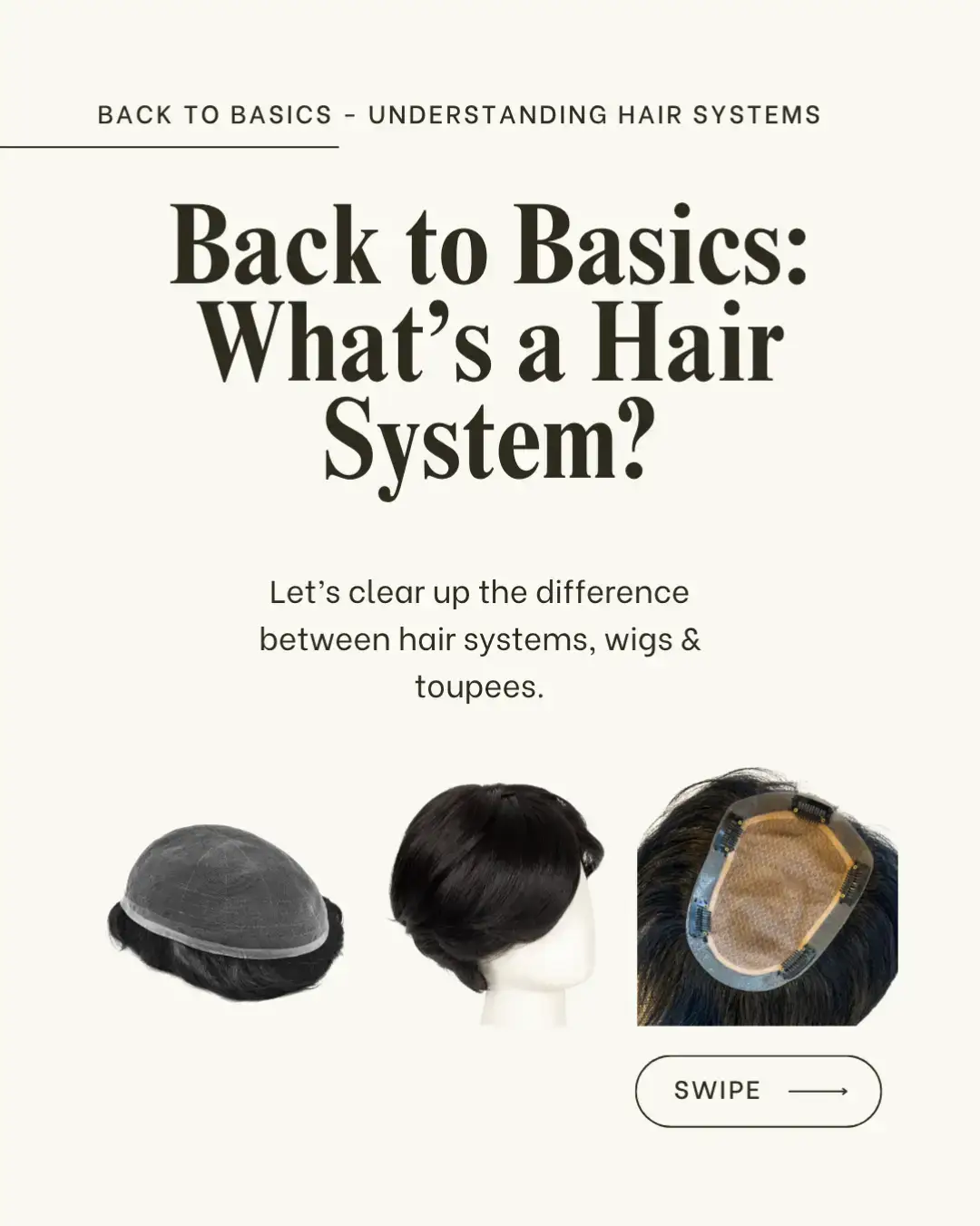 Thinking about hair replacement but not sure where to start? Let's go back to basics: what's the difference between wigs, toupee, and hair replacement systems? Swipe through 👉🏻 for a clear, simple breakdown to help you choose what fits you best. #aremyhair #8APerakRoad #singapore #remyhair #hairreplacement #hairreplacementsystems #hairlosssolution #hairloss #balding #hairfall #hair #hairstyles #haircut #hairgoals #hairpiece #toupee #wig #wigs #confidence #beauty #fyp #foryou 