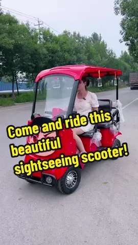 Come and ride this beautiful sightseeing scooter!