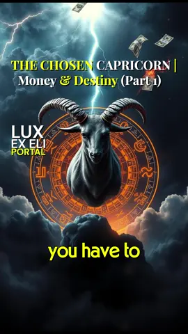 Capricorn ♑… your path with money has never been simple. It’s not just about success, it’s about destiny. ✨ You weren’t built for shortcuts, you were built for legacy. Every delay, every heavy test, every burden you carried is shaping wealth that lasts beyond you. 🌌 If this speaks to your soul, comment “legacy” and claim the empire written in your spirit. #capricorn #CapricornSeason #CapricornSoul #CapricornMoney #SpiritualAwakening #CapricornTruth #ZodiacSigns