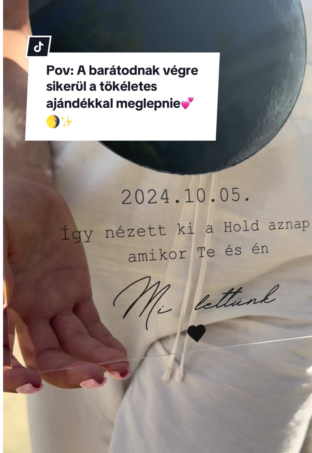🌖🌙Ha tudni szeretnéd hogy nézett ki a Hold aznap amikor összejöttetek, akkor irány a 👉🏻monddelvelunk.hu💕✨