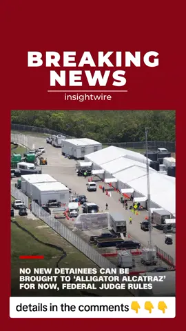 A federal judge has ordered the remote detention camp in the Florida Everglades known as 
