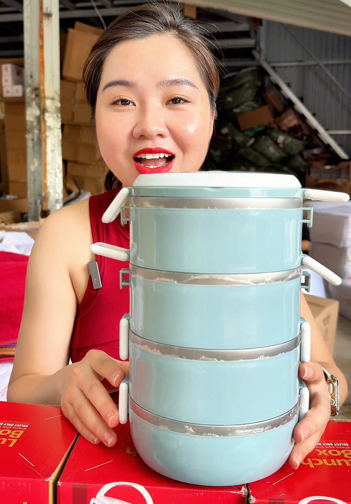 Cặp Lồng Cơm 4 Tầng, Hộp Đựng cơm văn phòng. #hopcomvanphong #hopcomgiunhiet #xuhuong #bongbuongbinh 