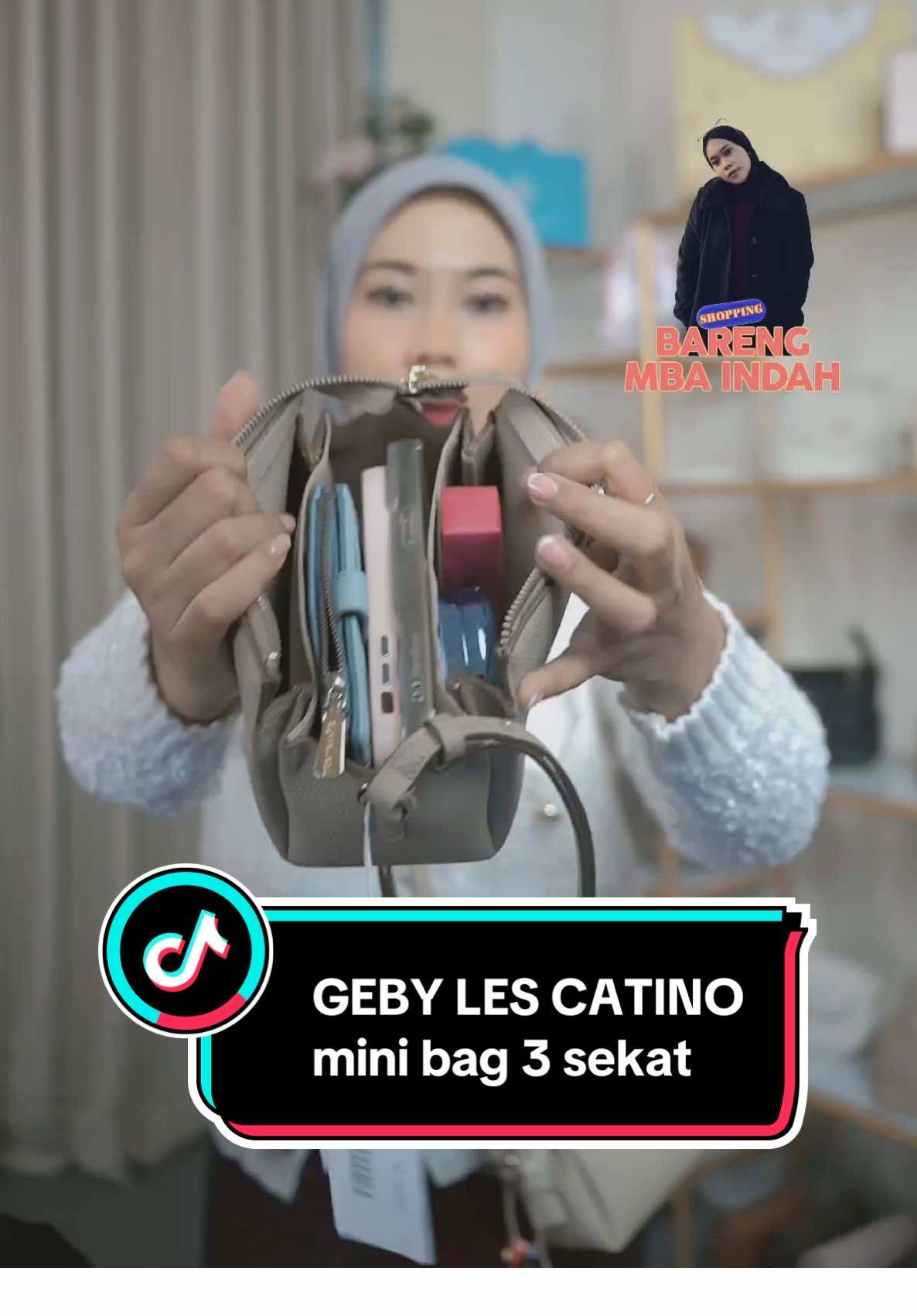 kalo udh geby kayanya udah ga si serbu, ada 2 warna niiihhh #tiktoklive #livehighlights #taswanita #lescatino #shopmaster 