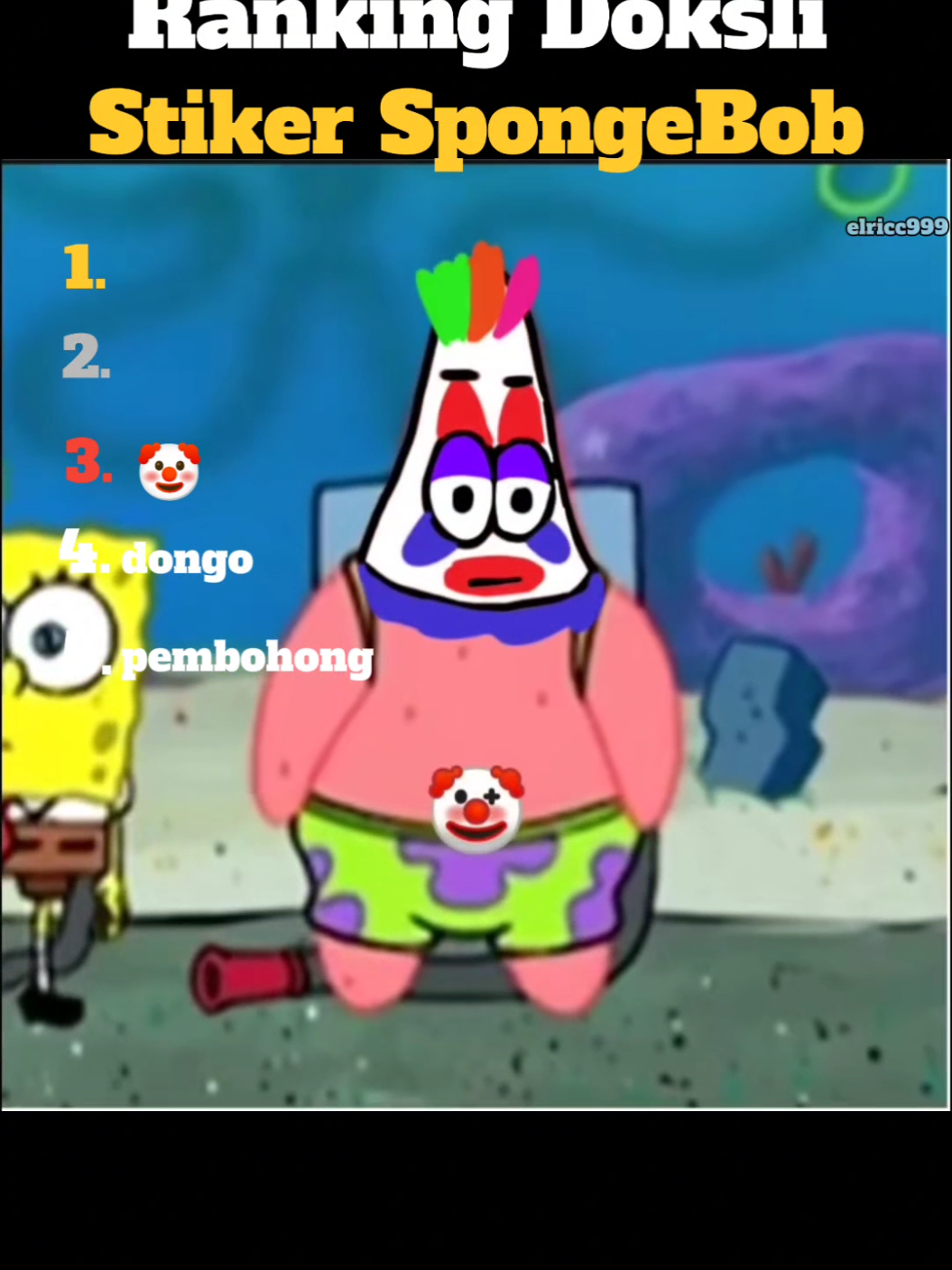 Ranking Doksli stiker meme spongebob #meme #ranking #stiker #spongebob 