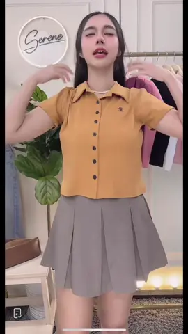 #เสื้อผ้าผู้หญิง #เสื้อผ้าสาวอวบ #เสื้อยืด #เสื้อยืดคอปก  #เสื้อยืดกระดุมหน้า 