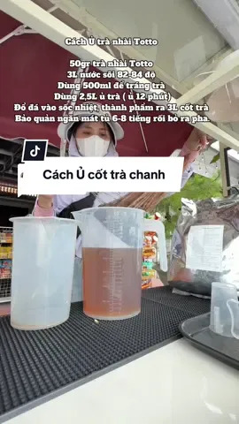 Trả lời @Hồng Hải Chia sẻ cách ủ cốt trà để pha trà chanh và trà tắc mọi người tham khảo ạ #congthucphache #dungcuphache #nguyenlieuphache 