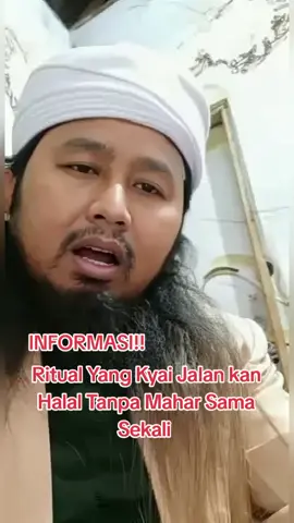 Tanpa Mahar Sama Sekali !! #bismillahfyp  #ritual  #halal  #kyaisamsuddin 