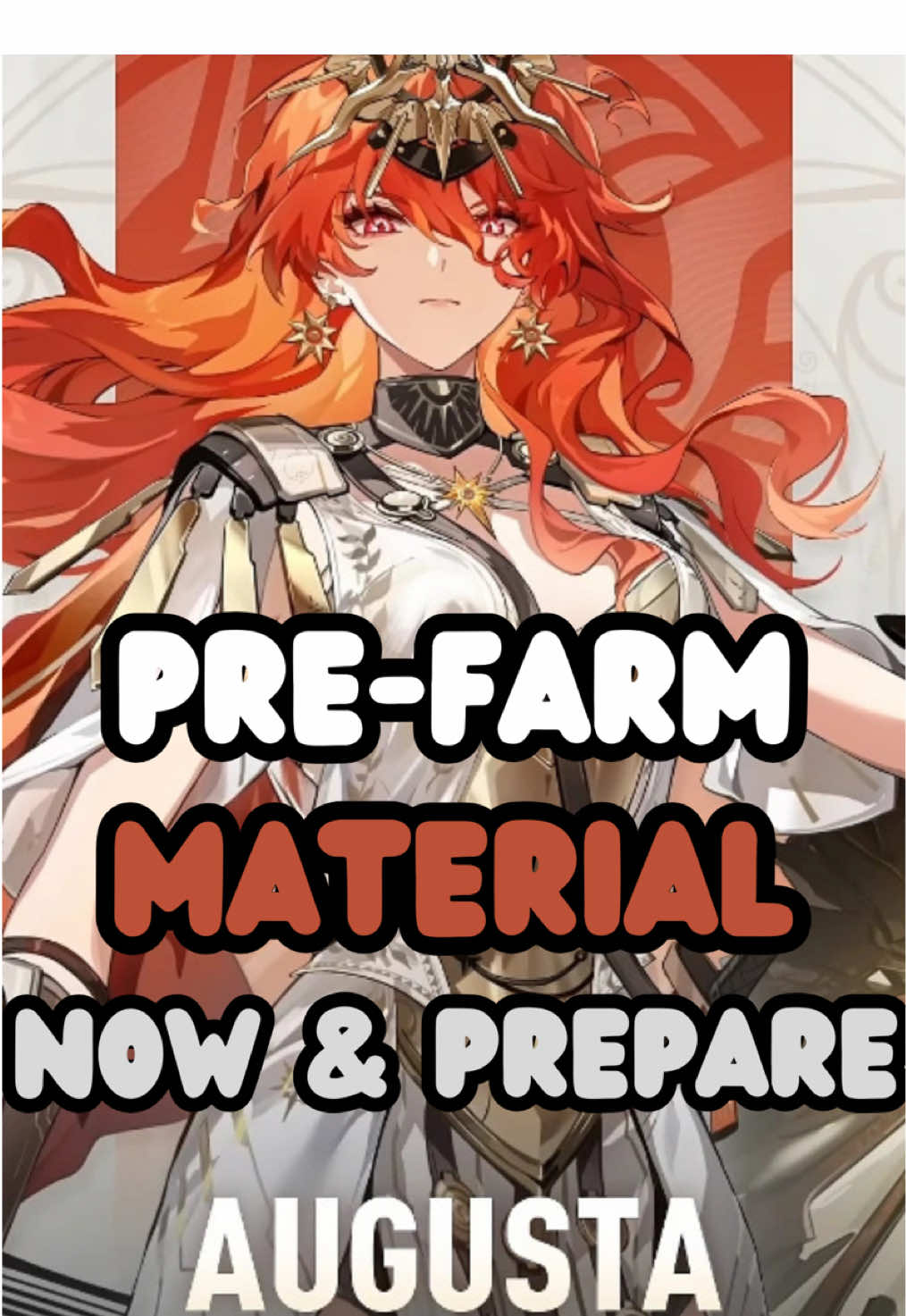 Get ready for Augusta in wuthering waves 2.6 ! ⚡️here are all the materials so you can pre-farm like a pro. Full guide on my YouTube channel #wutheringwaves 