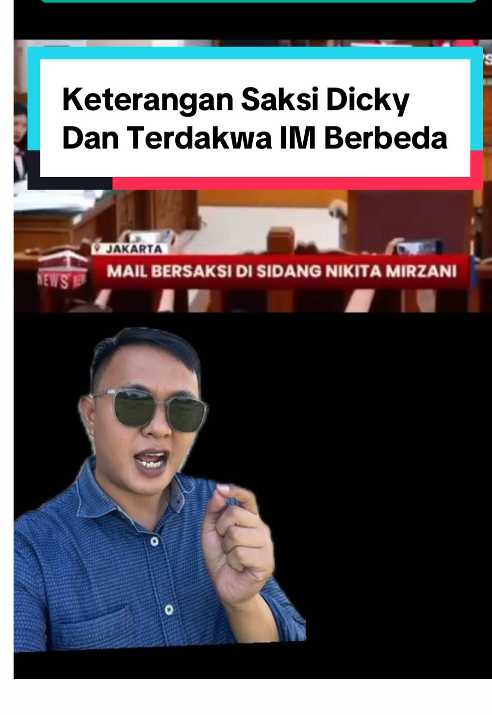 Keterangan Berbeda Antara Saksi Dicky Dan Terdakwa Mail Saat JPU Memberikan Pertanyaan Terkait Uang Yg Ada Didalam Mobil Xpander Putih #pnjaksel #jaksapenuntutumum #kasusviral #justiceforrezagladys #rezagladys 