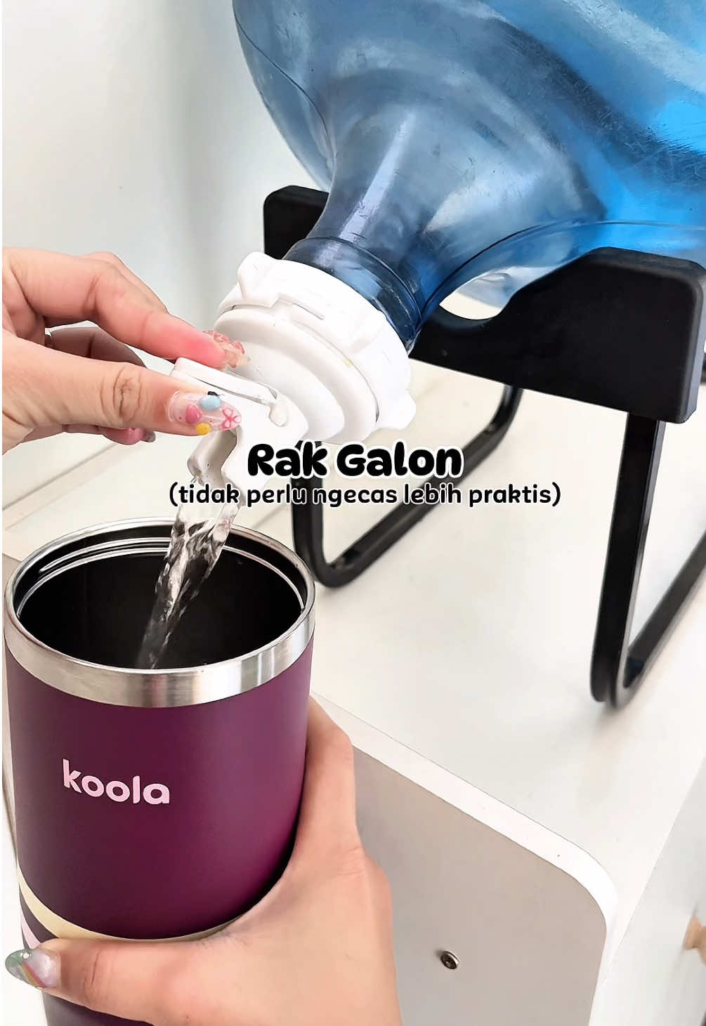 Ga effort ngecas2 pompa galon lagi💅🏻💅🏻 #rakserbaguna #rakgalon #pompagalon #guncang99 #tiktok 