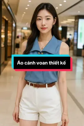 Áo cánh Voan không tay thiết kế #thoitrang #xuhướng #viral #model #thoitrangnu  @PhuongLinhshop 