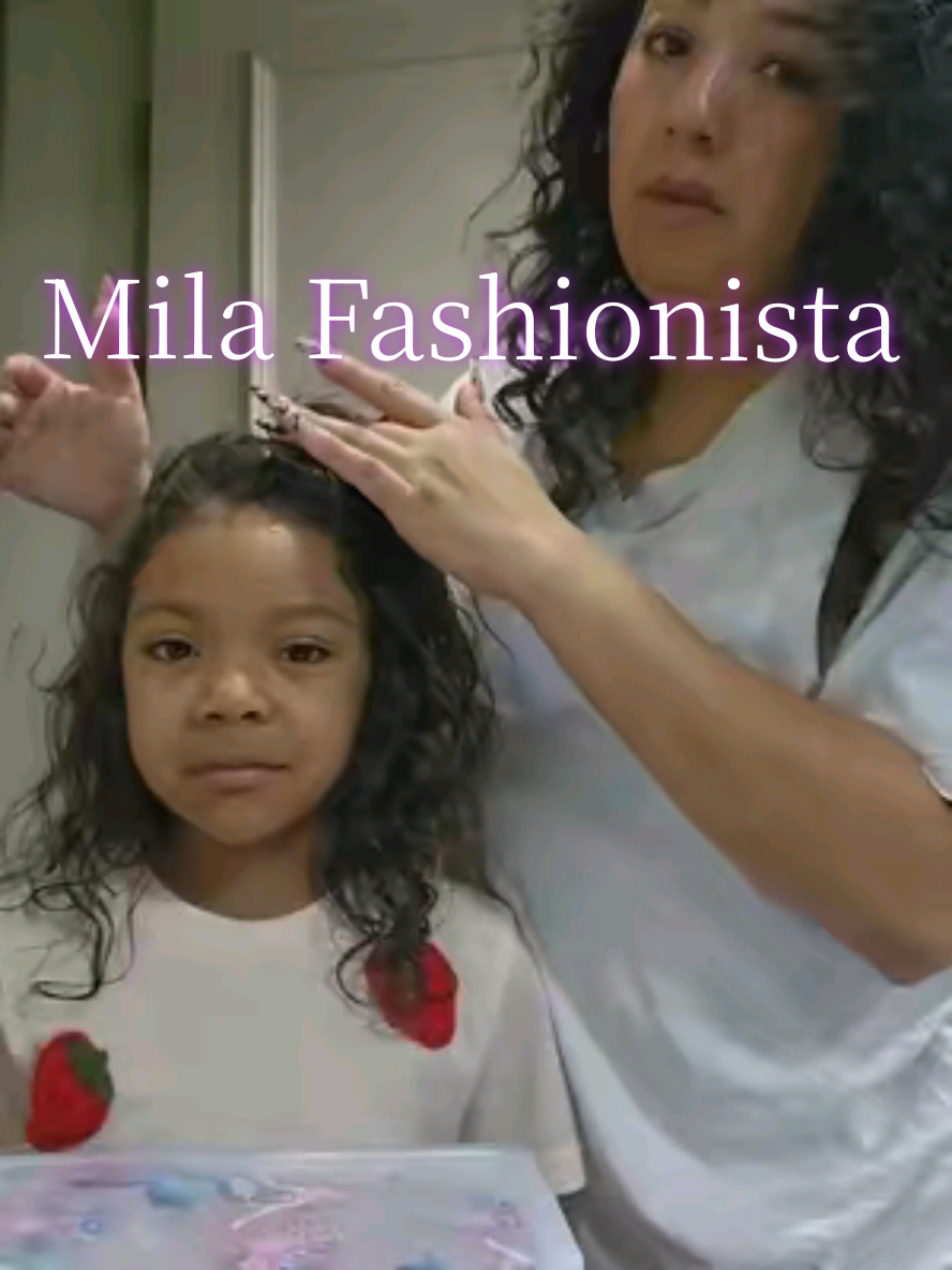 GRWMILA! First Day of school!🎒 Mila is showing up in First grade with strawberries. 