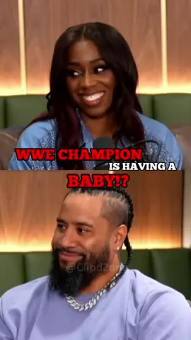 WWE Champion Naomi Reveals BABY NEWS with Jimmy Uso 👶🔥 #WWE #naomi #jimmyuso #bloodline #wwechampion #wrestling #wweuniverse #romanreigns #fyp #viral #trending #wwefans #clipdzone
